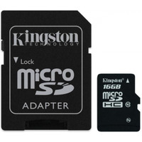 Karta microSDHC/microSDXC KINGSTONE Class 10 UHS-I 16GB + adapter SD