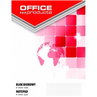 BLOK BIUROWY OFFICE PRODUCTS A4 W KRATKĘ 50 KART. 70GSM (10)