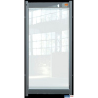 Ekran na biurko w systemie modułowym Nobo Premium Plus z przezroczystego PVC 400x820 mm 1915549